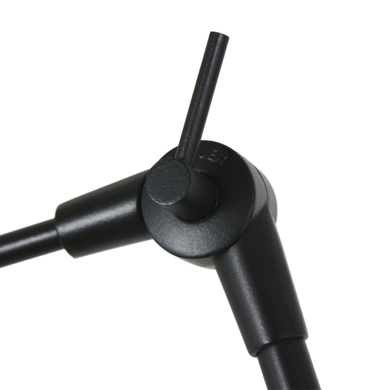Lámpara de pared ajustable en negro con tulipa étnica Steinhauer Prestige chic naturel y negro - Imagen 13