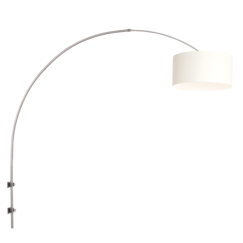 Lámpara de pared/ arco  Steinhauer Sparkled light acero y blanco - Imagen 2