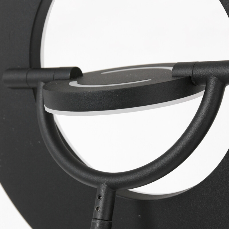 Lámpara de pie negra con luz de lectura ajustable Steinhauer Soleil - Imagen 15