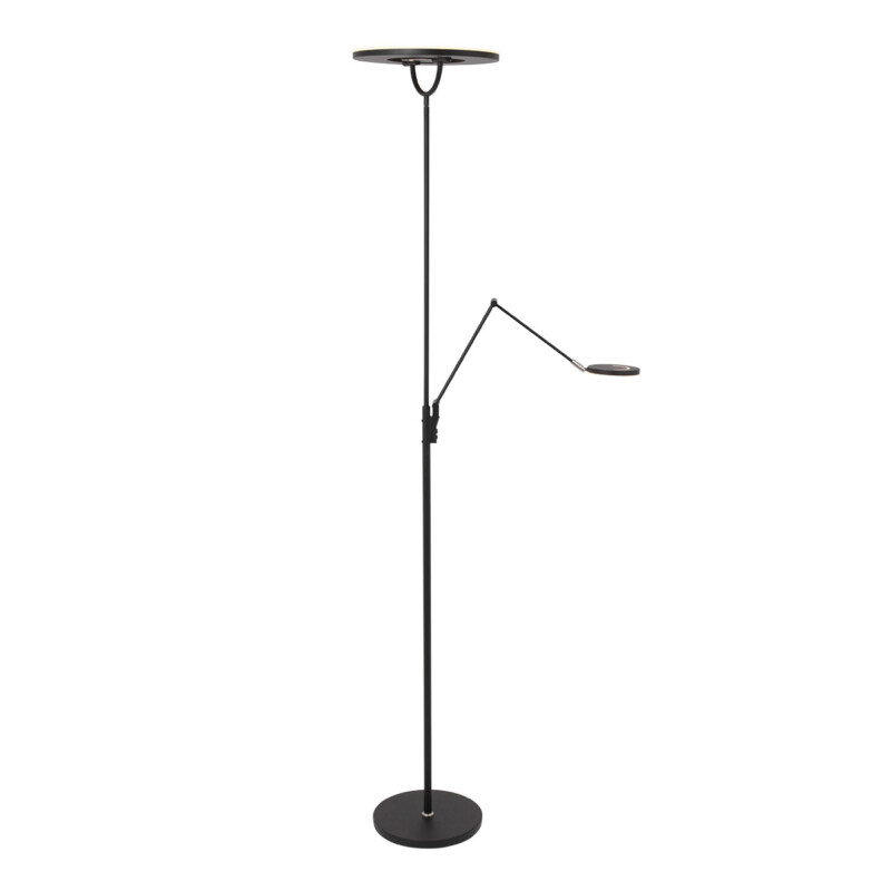 Lámpara de pie negra con luz de lectura ajustable Steinhauer Soleil - Imagen 17