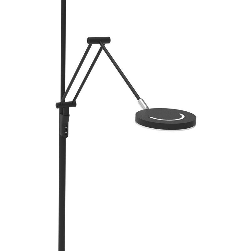 Lámpara de pie negra con luz de lectura ajustable Steinhauer Soleil - Imagen 23