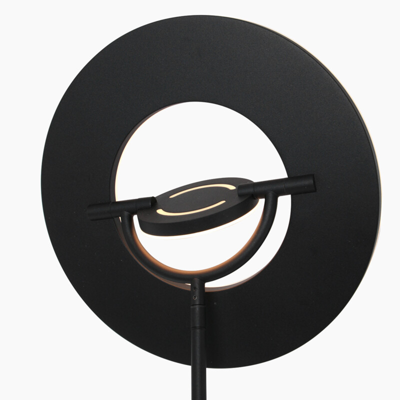 Lámpara de pie negra con luz de lectura ajustable Steinhauer Soleil - Imagen 5