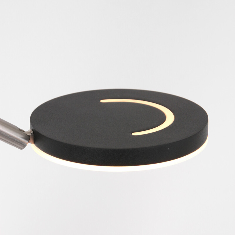 Lámpara de pie negra con luz de lectura ajustable Steinhauer Soleil - Imagen 6