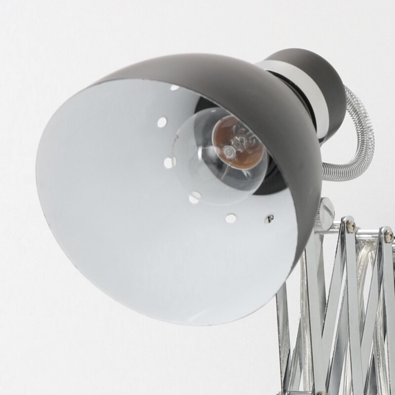Lámpara colgante industrial de metal negro con brazo articulado Steinhauer Spring - Imagen 14