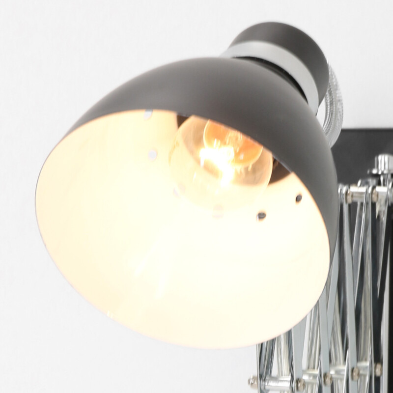Lámpara colgante industrial de metal negro con brazo articulado Steinhauer Spring - Imagen 4