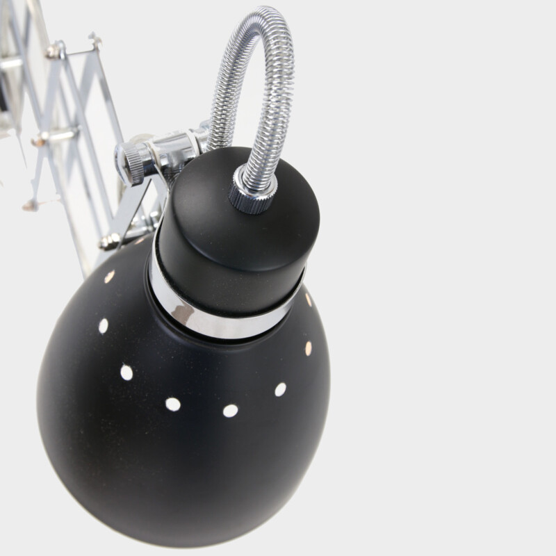 Lámpara colgante industrial de metal negro con brazo articulado Steinhauer Spring - Imagen 5