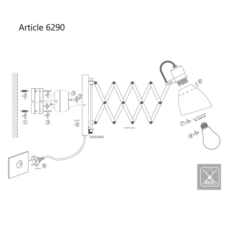 lampara-de-pared-extensible-steinhauer-spring-6290zw-9