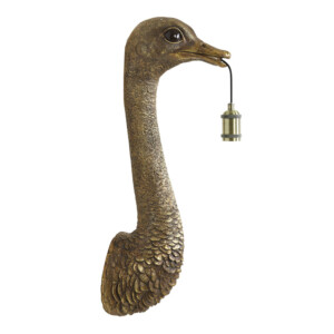 lampara-de-pared-moderna-dorada-con-cabeza-de-avestruz-light-and-living-ostrich-3122485