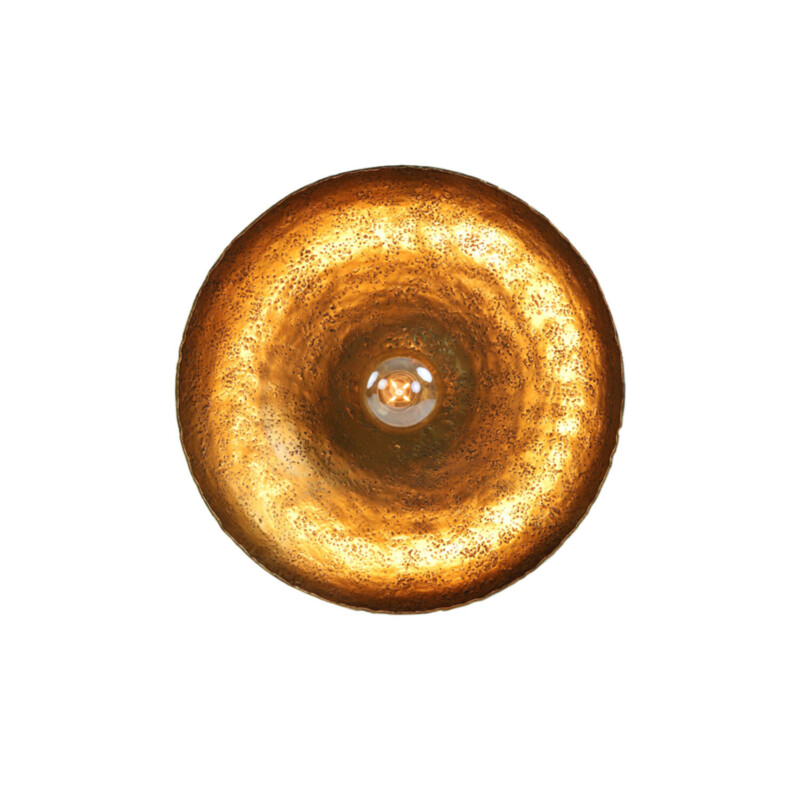 Lámpara de pared oriental dorada redonda Light and Living Neva - Imagen 3