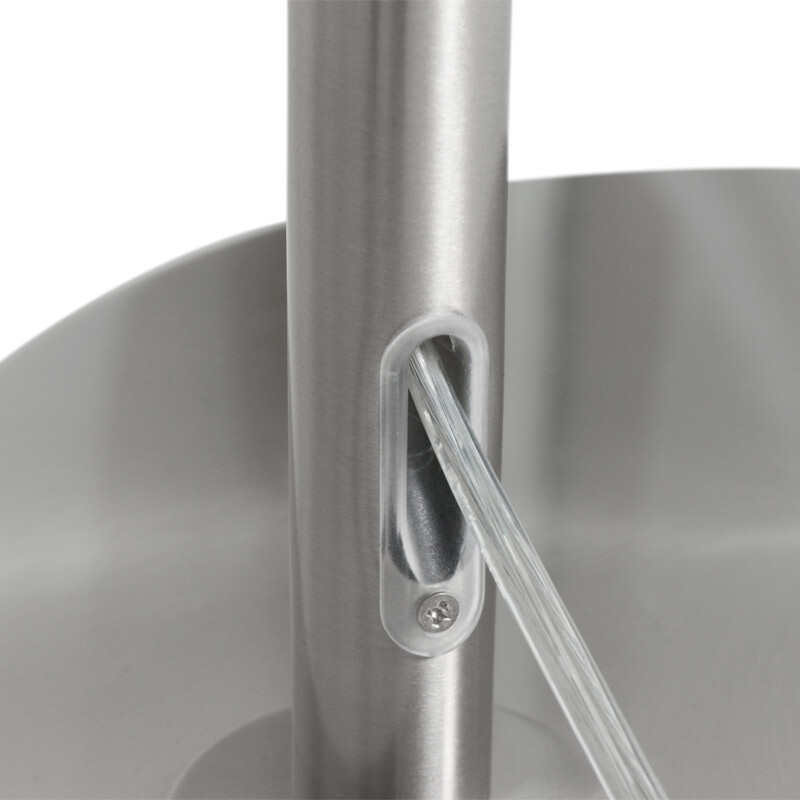 Lámpara de pie de metal gris moderna Steinhauer Prestige Chic - Imagen 14