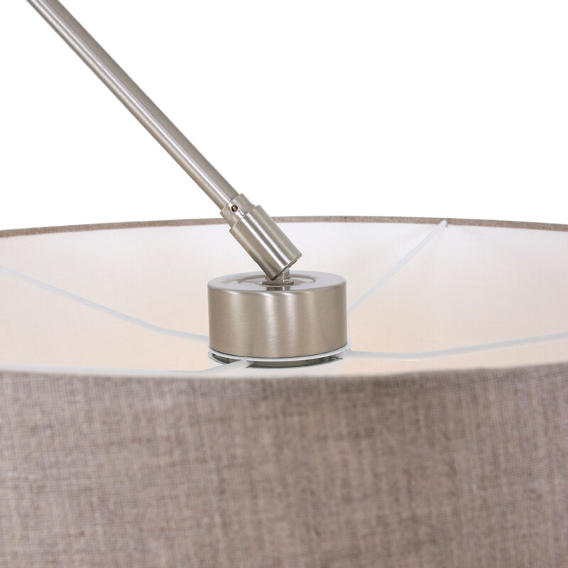 Lámpara de pie de metal gris moderna Steinhauer Prestige Chic - Imagen 16