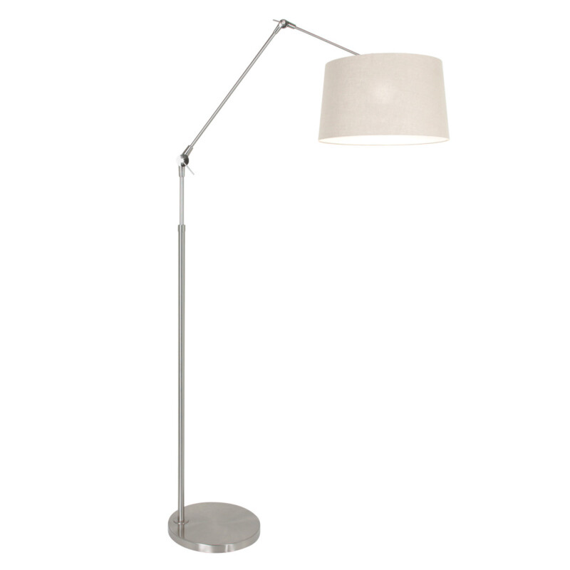Lámpara de pie de metal gris moderna Steinhauer Prestige Chic - Imagen 2