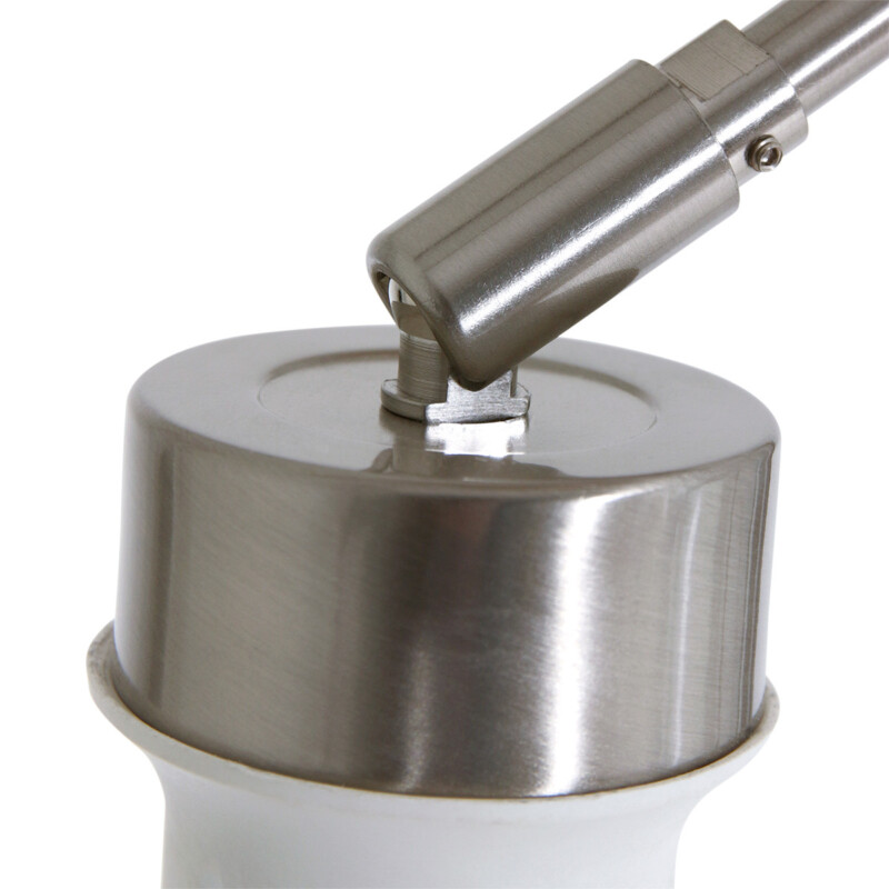 Lámpara de pie de metal gris moderna Steinhauer Prestige Chic - Imagen 4