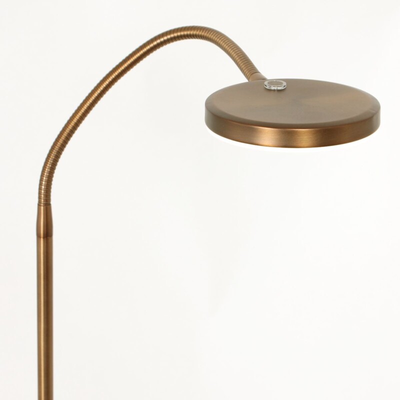 Lámpara de pie clásica ajustable de bronce Mexlite Platu - Imagen 10