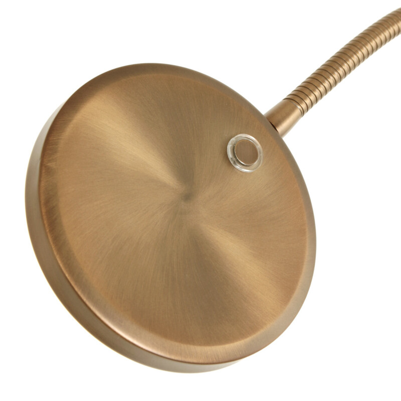 Lámpara de pie clásica ajustable de bronce Mexlite Platu - Imagen 4