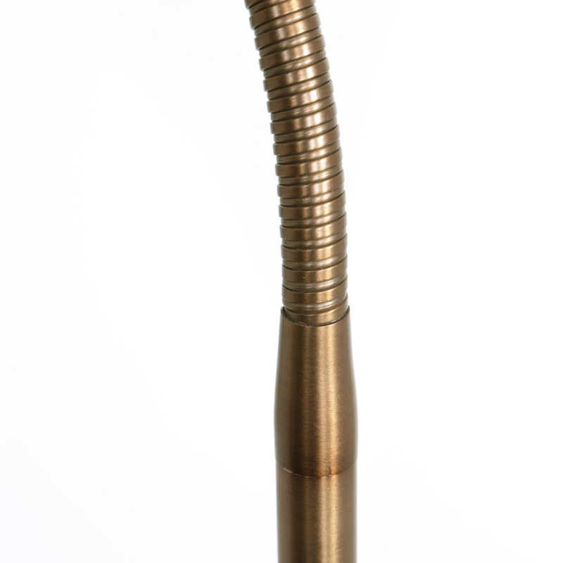 Lámpara de pie clásica ajustable de bronce Mexlite Platu - Imagen 6