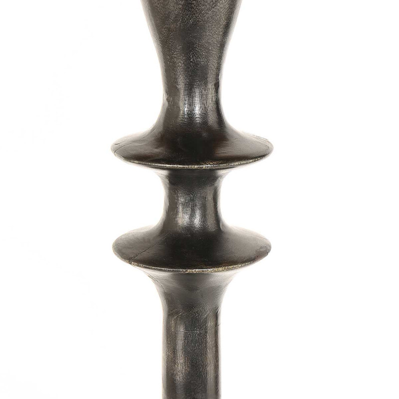 Lámpara de pie clásica con pie redondo negro Steinhauer Bois negroantiguo - Imagen 4