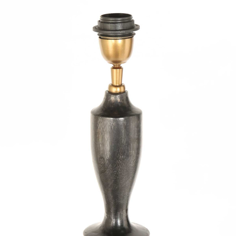 Lámpara de pie clásica negra y plateada Steinhauer Bois negroantiguo y plateado - Imagen 3