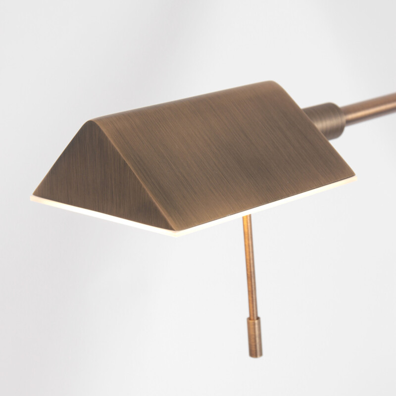 Lámpara de pie clásica regulable Steinhauer Retina bronce - Imagen 5
