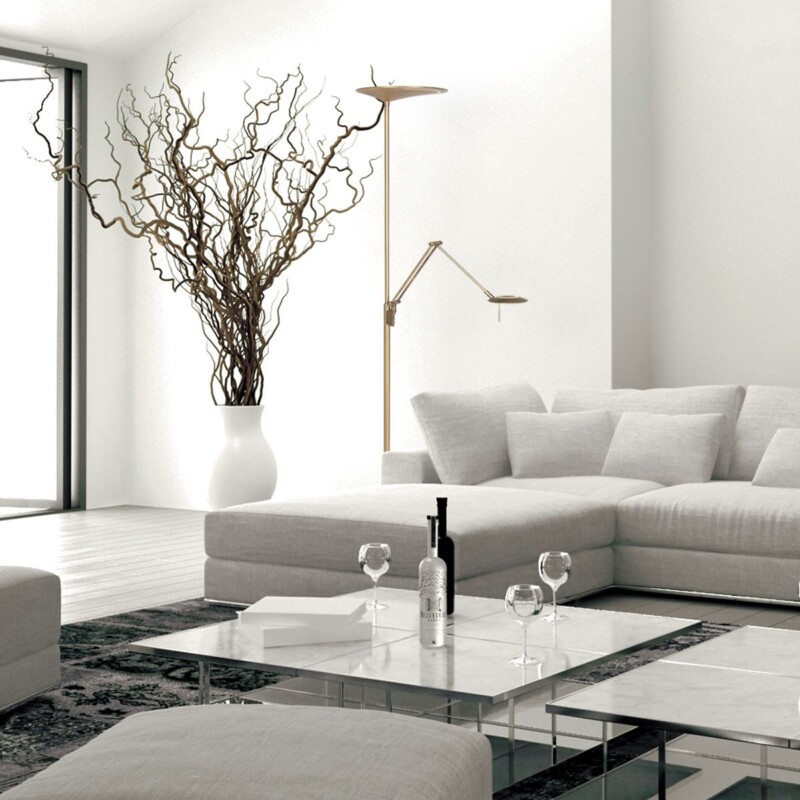Lámpara de pie con luz de lectura de Steinhauer Zodiac LED - Imagen 19