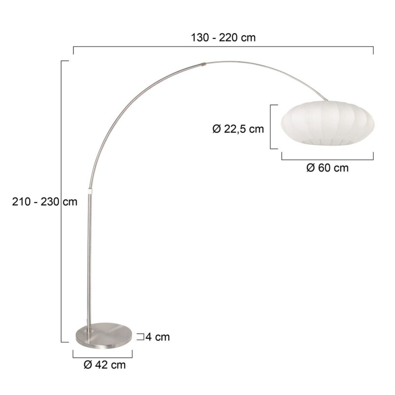 lampara-de-pie-curva-con-estructura-metalica-y-tulipa-blanca-steinhauer-sparkled-light-acero-y-blanco-3806st-7