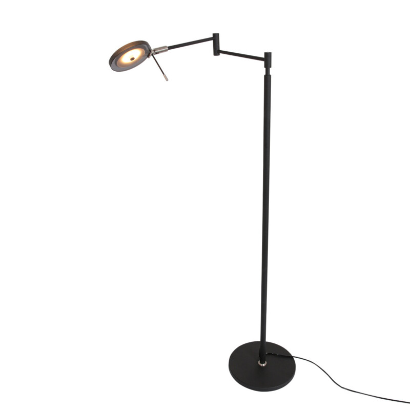 Lámpara de pie de lectura LED negra Steinhauer Turound - Imagen 13