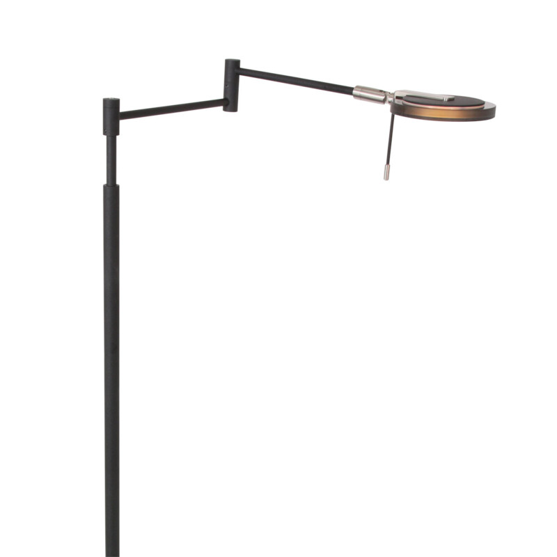 Lámpara de pie de lectura LED negra Steinhauer Turound - Imagen 9