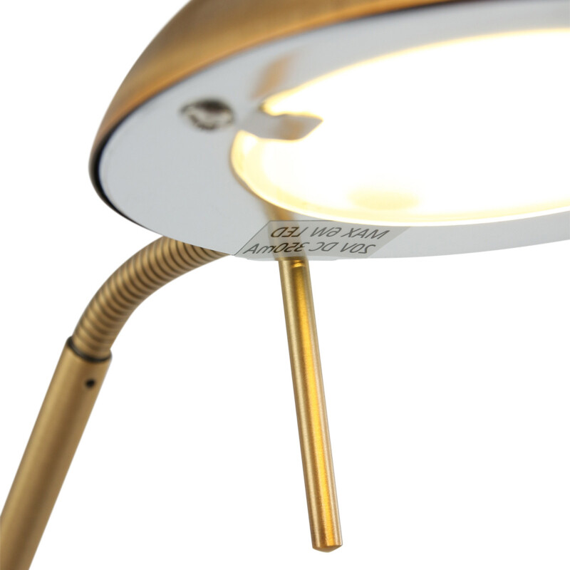 Lámpara de pie de lectura de bronce con brazo flexible Mexlite Biron - Imagen 4