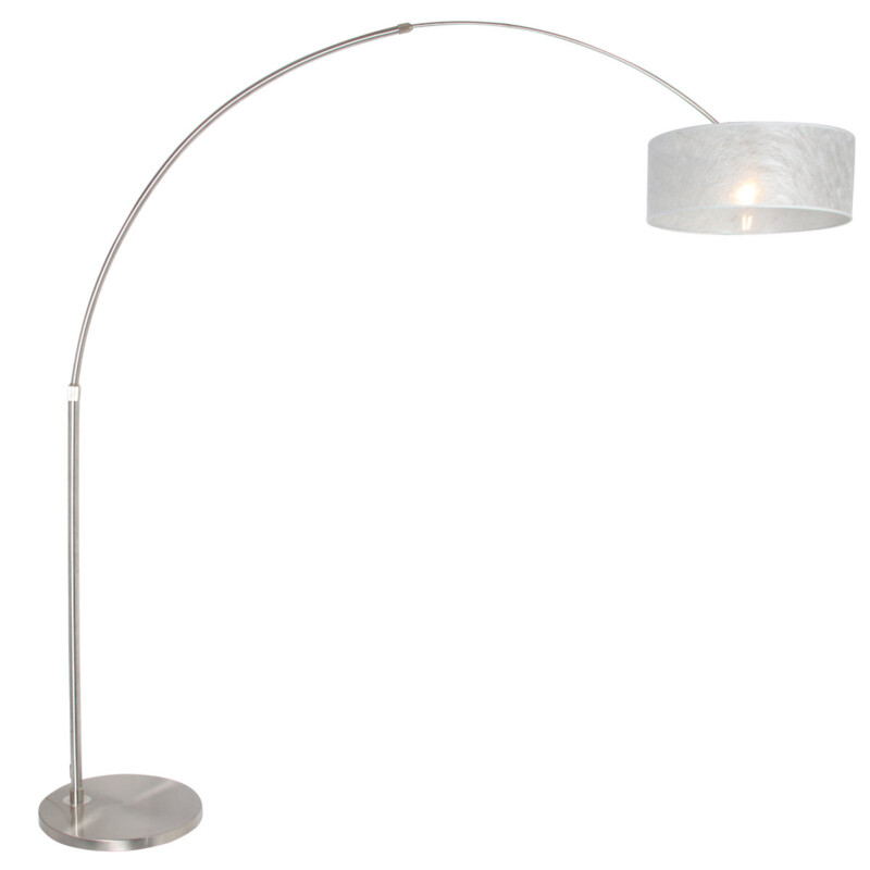 Lámpara de pie de metal gris moderna Steinhauer Sparkled Light - Imagen 2