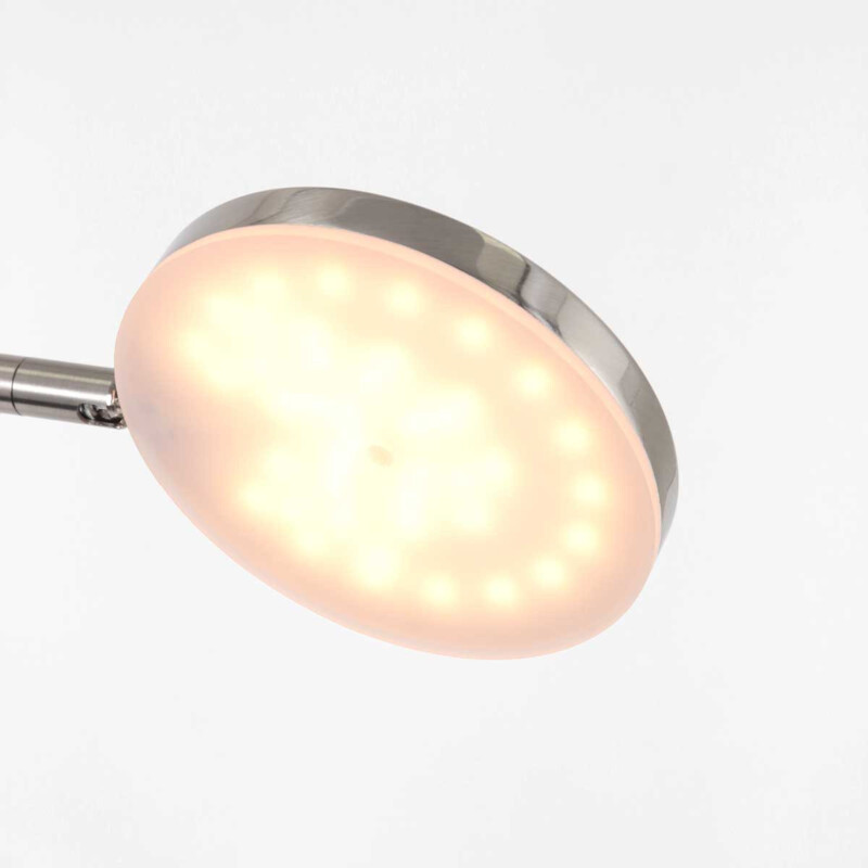 Lámpara de pie moderna ajustable de color acero Steinhauer Soleil - Imagen 14