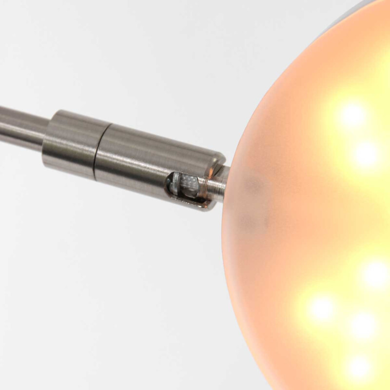 Lámpara de pie moderna ajustable de color acero Steinhauer Soleil - Imagen 16