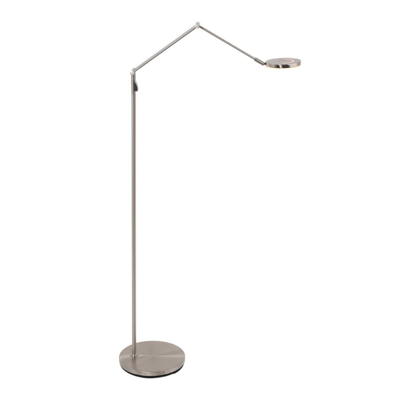 Lámpara de pie moderna ajustable de color acero Steinhauer Soleil - Imagen 17