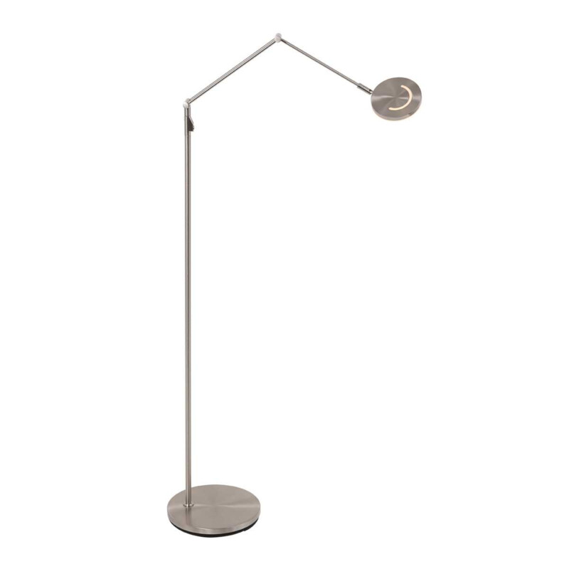 Lámpara de pie moderna ajustable de color acero Steinhauer Soleil - Imagen 18