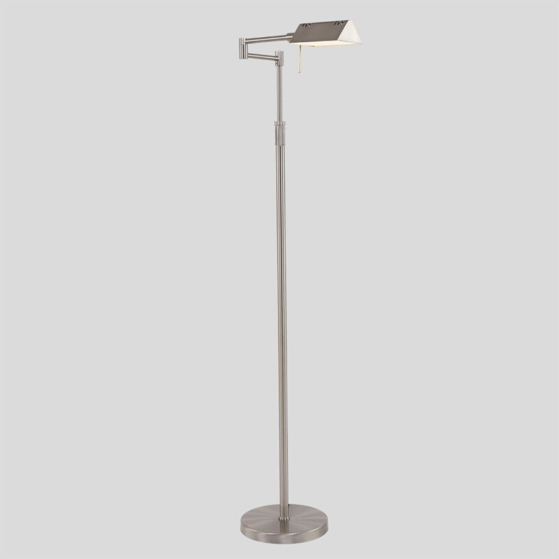 Lámpara de pie moderna de acero con brazo oscilante ajustable Mexlite Karl - Imagen 14