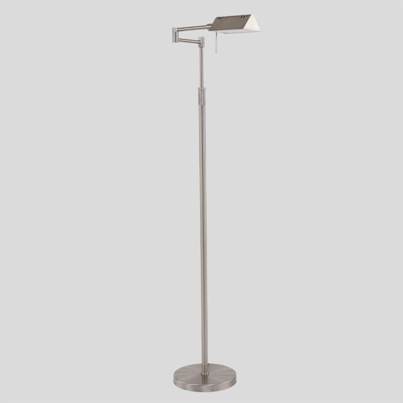 Lámpara de pie moderna de acero con brazo oscilante ajustable Mexlite Karl - Imagen 15