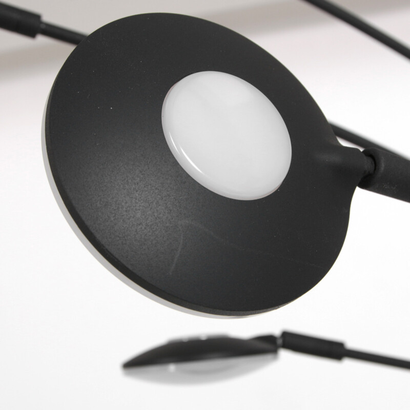 Lámpara de pie de metal negro moderna Mexlite Synna - Imagen 12