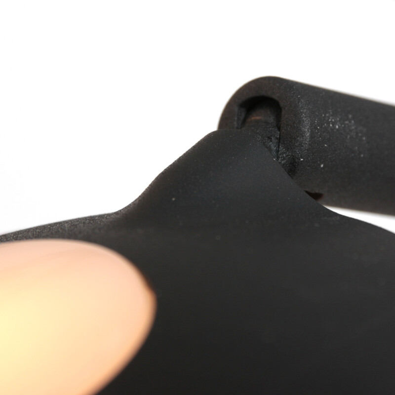 Lámpara de pie de metal negro moderna Mexlite Synna - Imagen 15