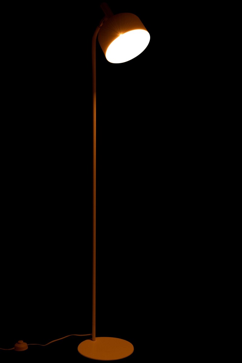 Lámpara de pie moderna blanca con pantalla esférica Jolipa Tilt - Imagen 4