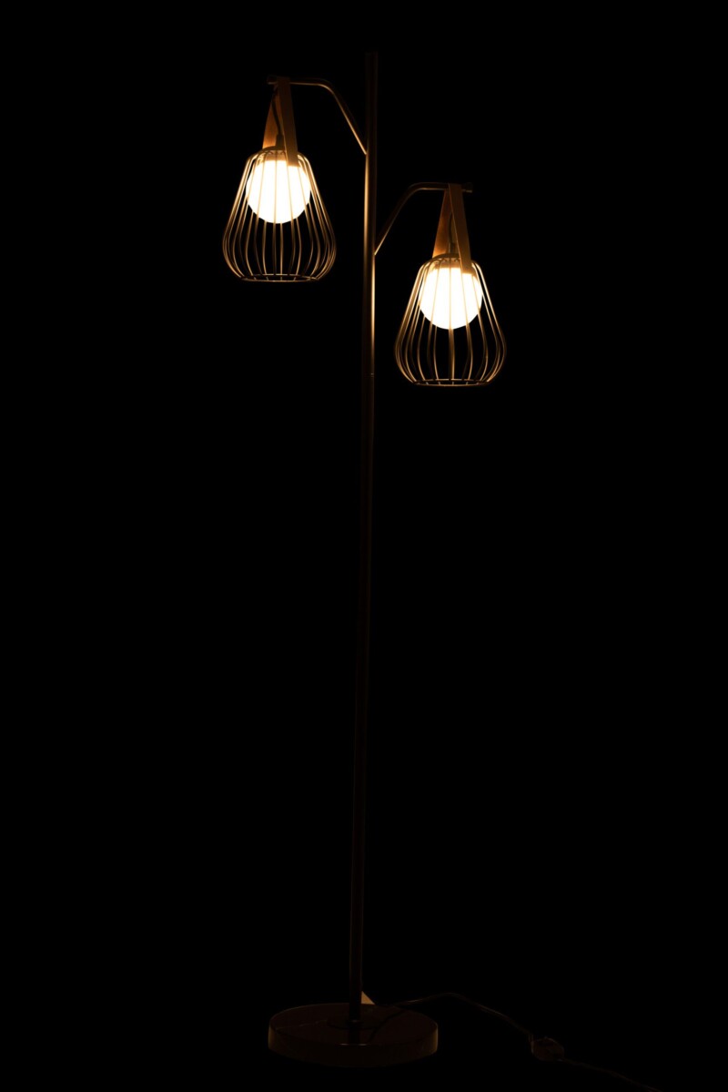 Lámpara de pie moderna negra estilo farol Jolipa Ignes - Imagen 5