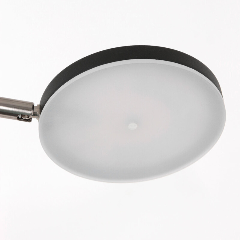 Lámpara de pie redonda flexible negra Steinhauer Soleil - Imagen 16