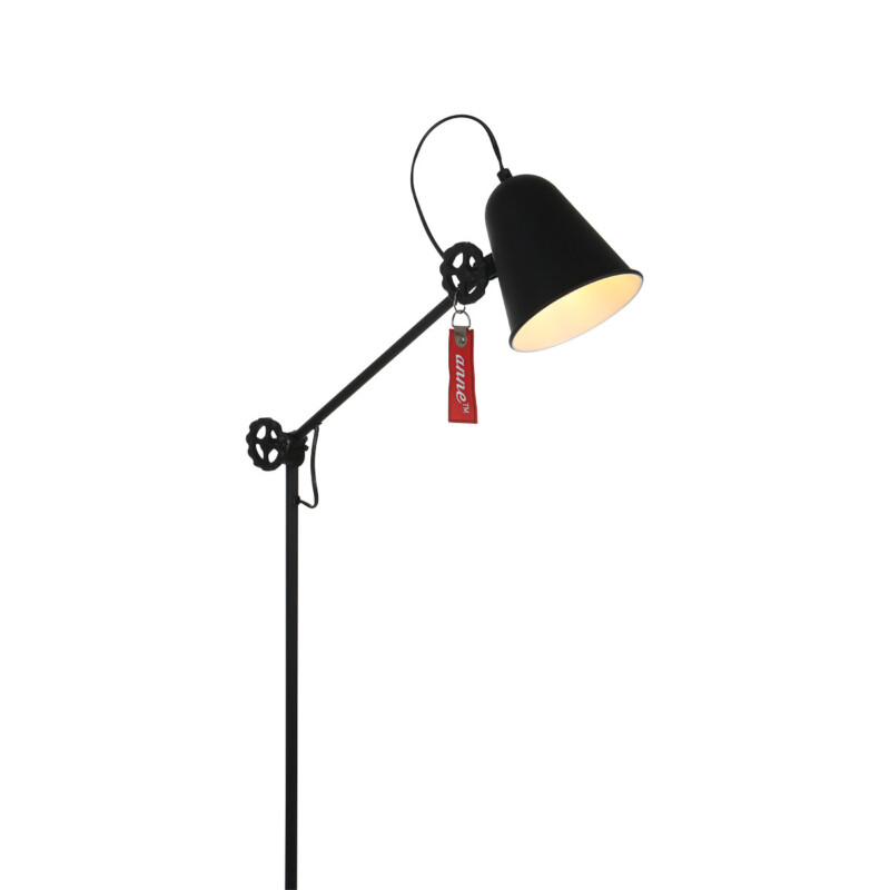 Lámpara de pie negra Anne Lighting Dolphin - Imagen 4