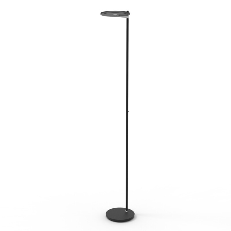 Lámpara de pie negra con luz superior Steinhauer Turound - Imagen 2