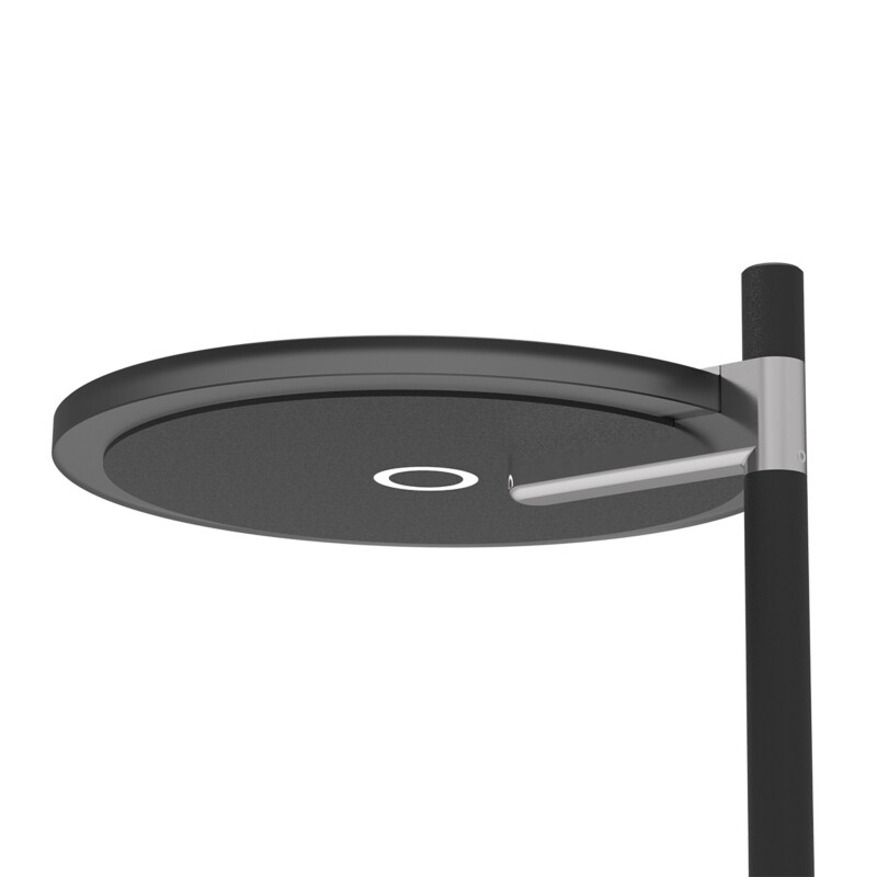 Lámpara de pie negra con luz superior Steinhauer Turound - Imagen 5