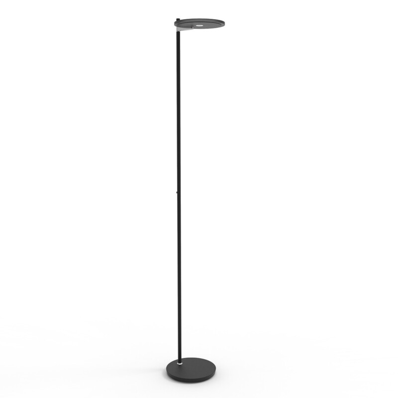 lampara-de-pie-negra-con-luz-superior-steinhauer-turound-2993zw