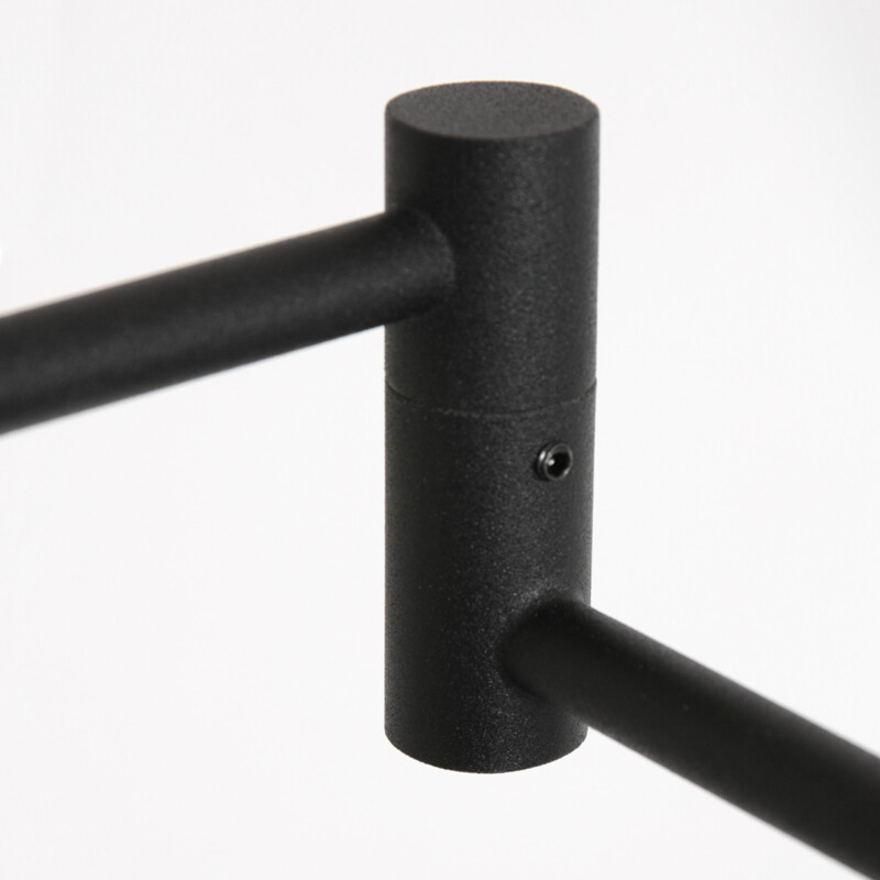 Lámpara de pie negra orientable Steinhauer Retina - Imagen 12