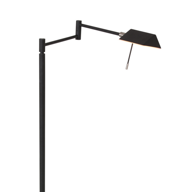 Lámpara de pie negra orientable Steinhauer Retina - Imagen 13