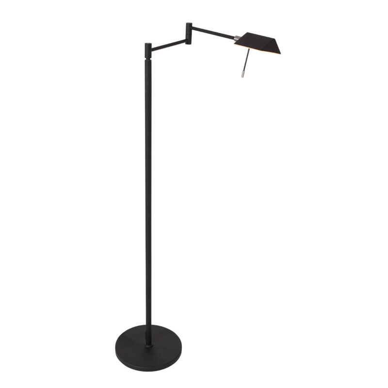 Lámpara de pie negra orientable Steinhauer Retina - Imagen 2