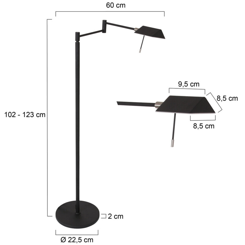 lampara-de-pie-negra-orientable-steinhauer-retina-3083zw-6