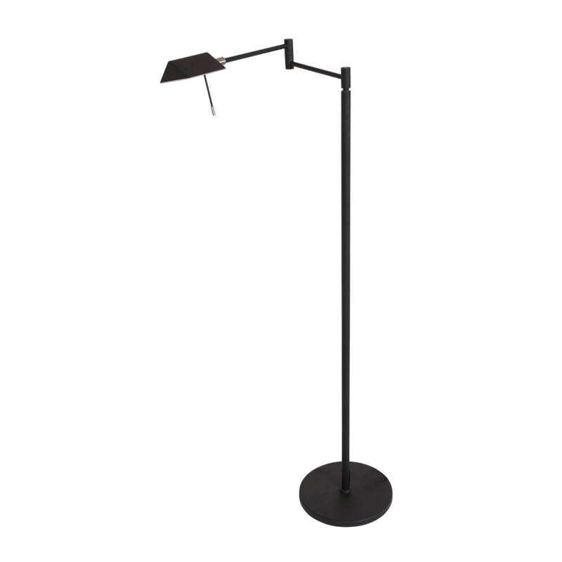 Lámpara de pie negra orientable Steinhauer Retina - Imagen 9