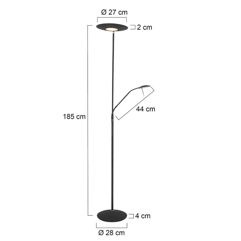 lampara-de-pie-para-lectura-ajustable-steinhauer-zentih-negra-7972zw-7